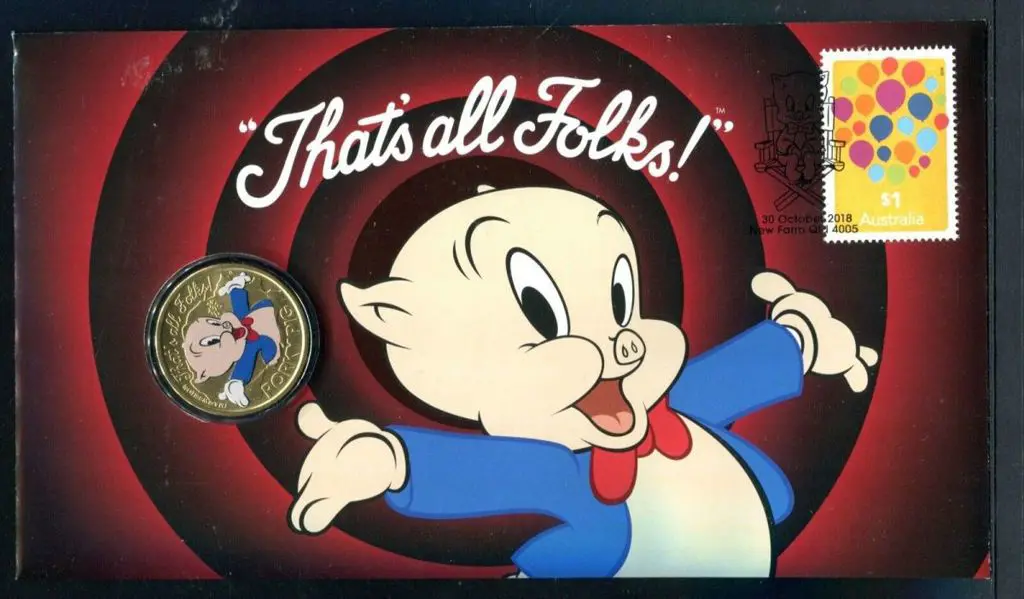 2018 (30th Oct) Porky Pig "That's All Folks!" with ... Image 1++