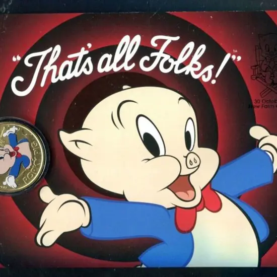 2018 (30th Oct) Porky Pig "That's All Folks!" with ...