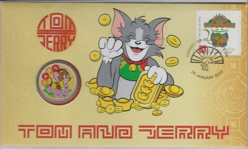 2020 (28th Jan) Tom & Jerry with matching $1 Perth ... Image 1++