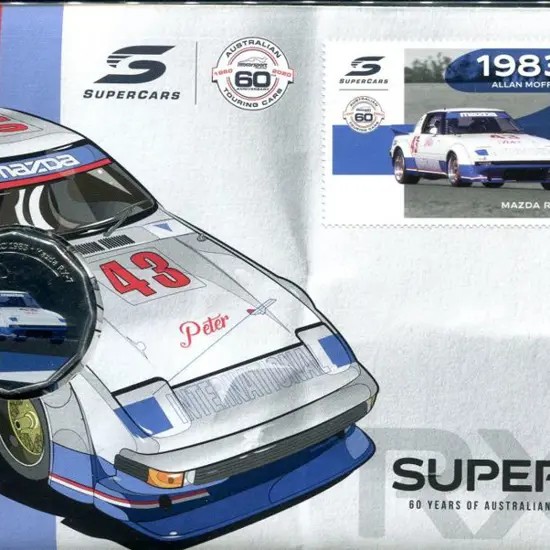 2020 (23rd Nov) Supercars 1983 Mazda RX7 with ...