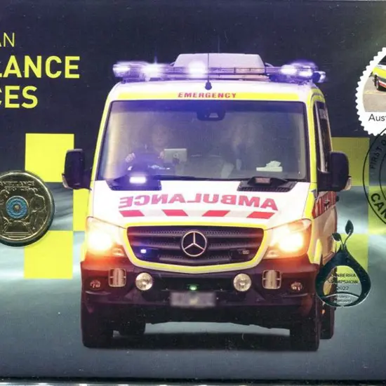 2022 (1st Feb) Ambulance Services $2 coloured coin ...