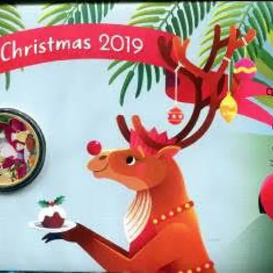 2019 (1st Nov) "Merry Christmas" with $1 Perth ...