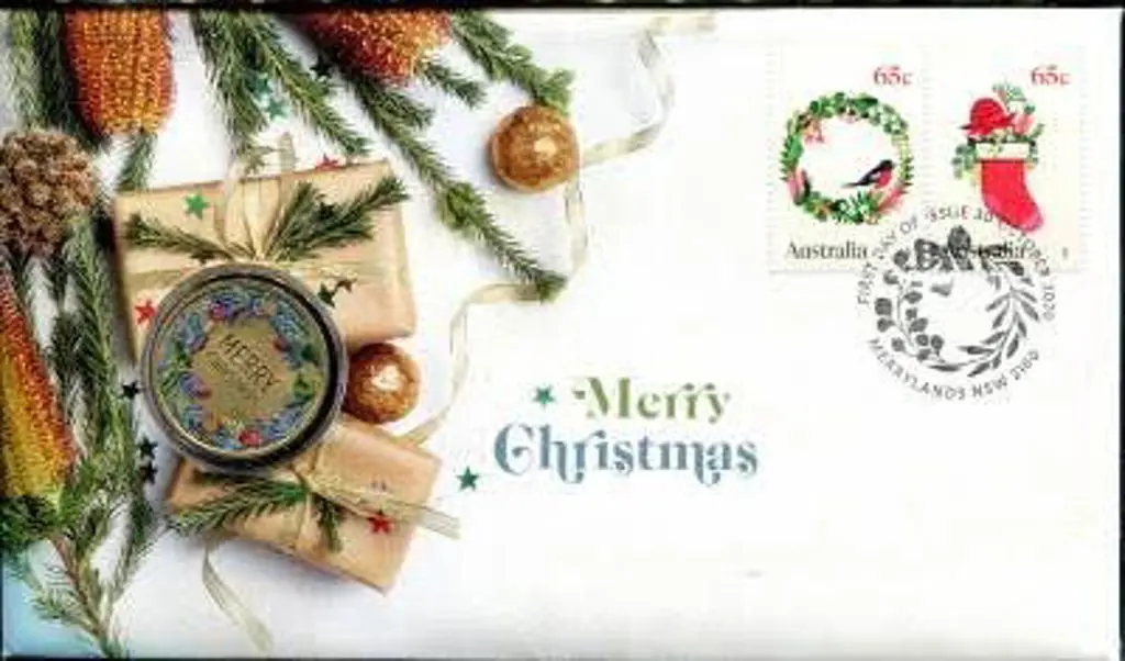 2020 (30th Oct) "Merry Christmas" with matching $1 ... Image 1++