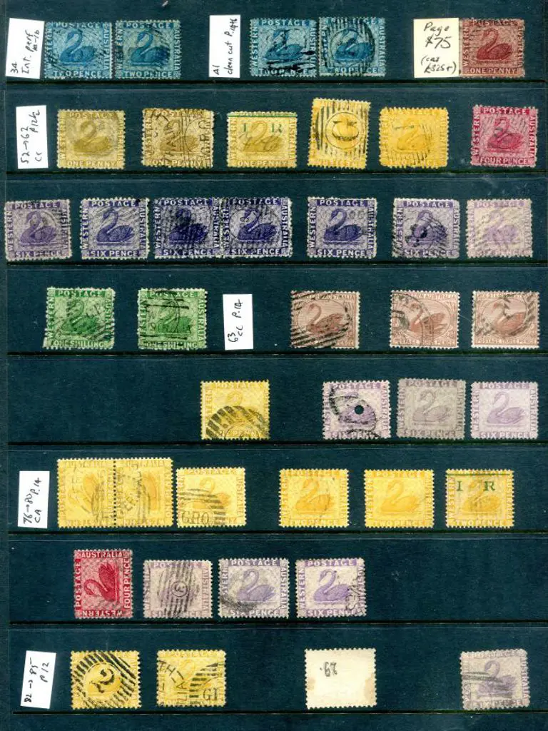 1861-1882 selection of used swans on Hagner sorted ... Image 1++