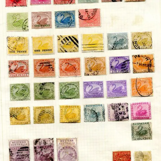 1893/1912 "Balance of Consignment" on 4 pages incl ...