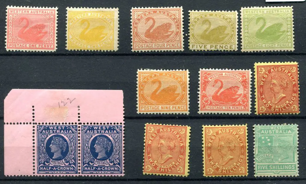 1902-1911 1d to 5/- V/CR Wmk, perf. 12 x 12½ ... Image 1++