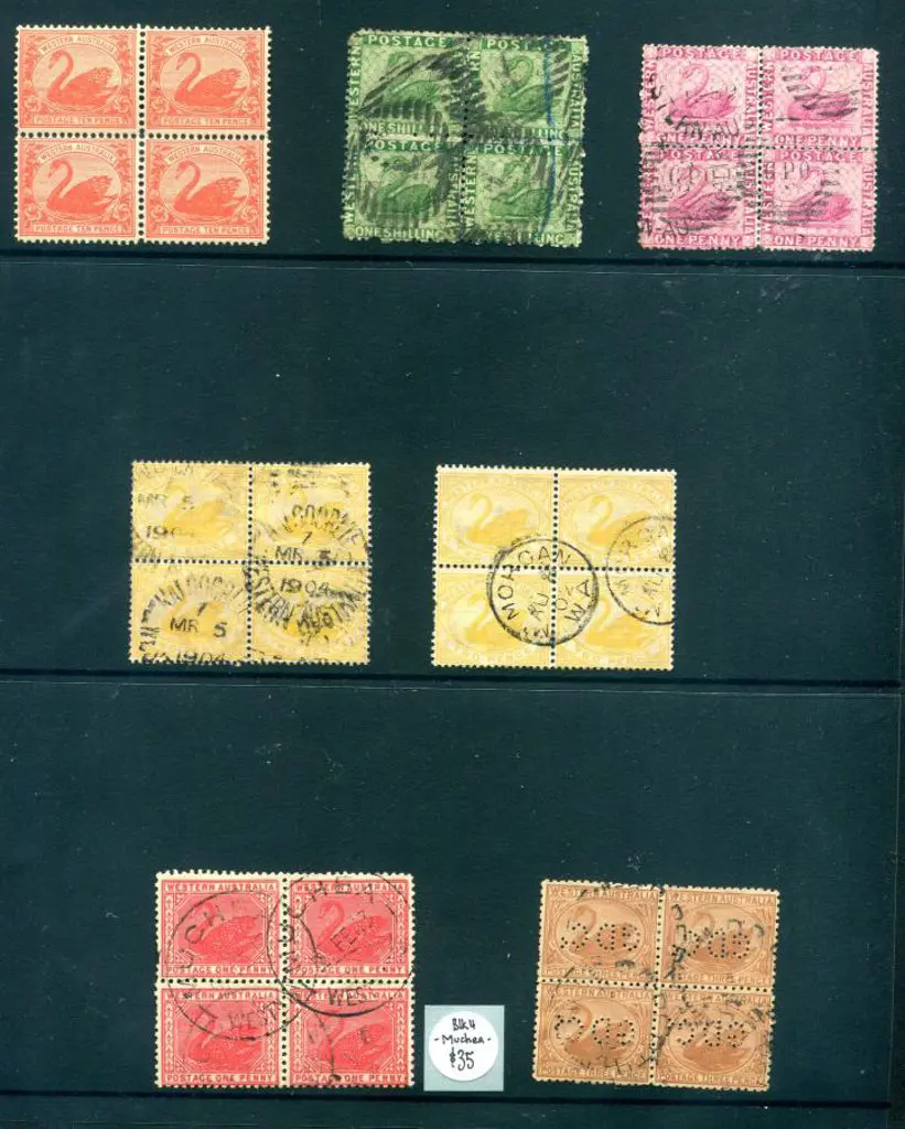 Blocks of 4 Hagner sheet with 7 blocks incl 10d ... Image 1++