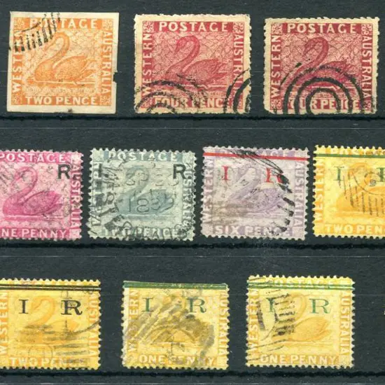 Forgeries Useful range of 6 swan forgeries plus 9 ...