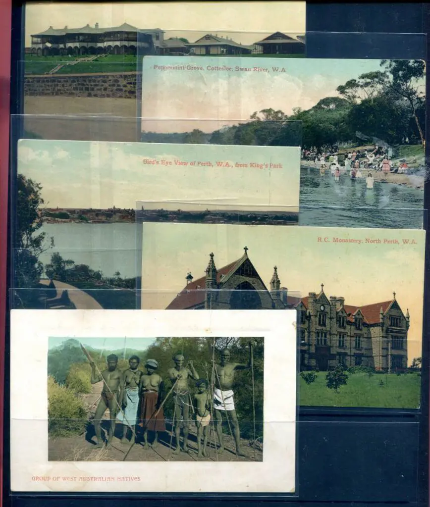 Postcards Coloured Falk selection incl "A Group of ... Image 1++