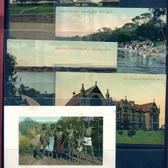 Postcards Coloured Falk selection incl "A Group of ...