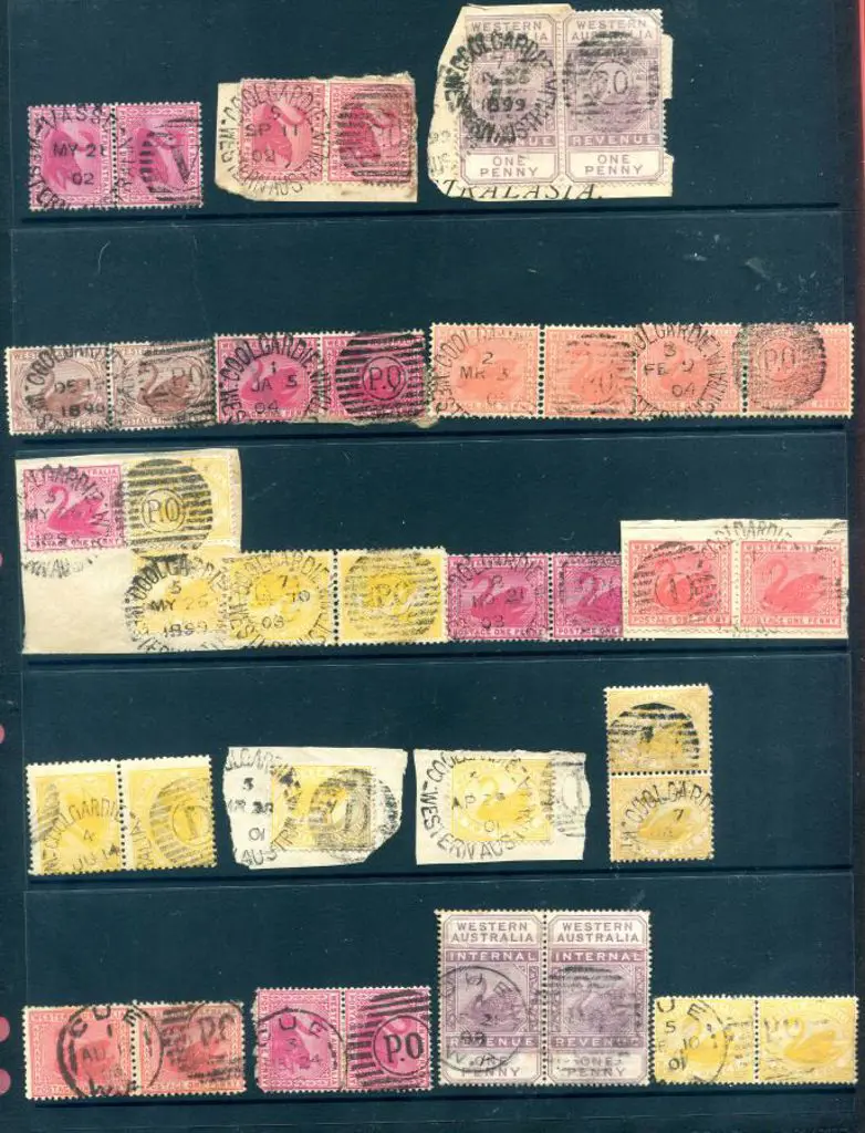 Postmarks Duplex range on 2 Hagners with selected ... Image 1++