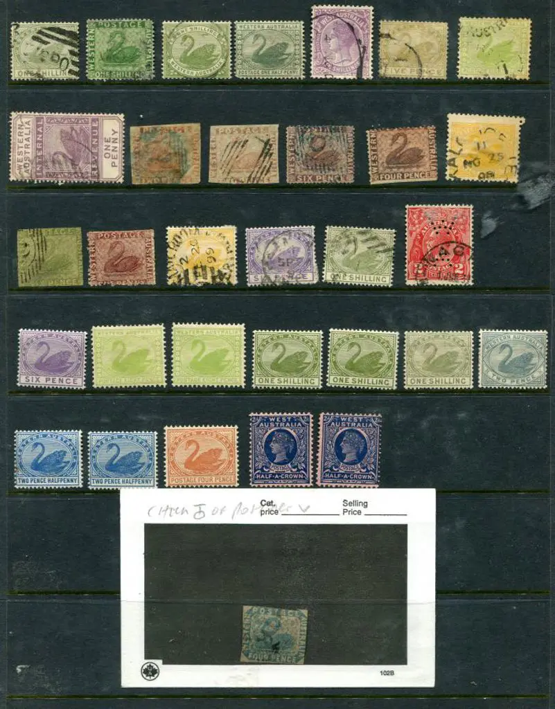 Swans Mint & used accum on 12 Hagners. Useful ... Image 1++
