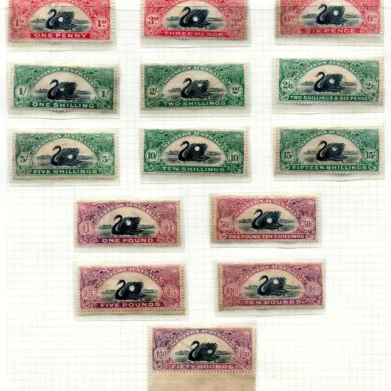 1904 1d to £50 Waterlow & Son Day proofs on wmked ...