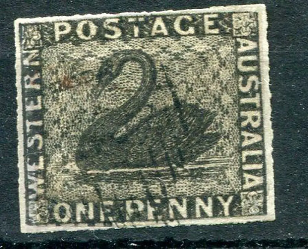 1854 1d black. Clear even margins & lightly used. ... Image 1++