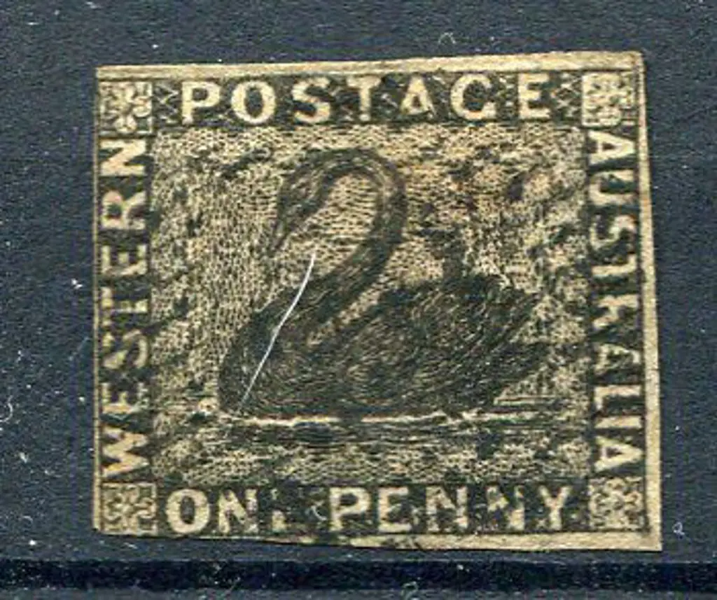 1854 1d black with left & bottom margins just ... Image 1++