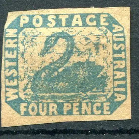 1854 4d blue with clear even margins. Fine used ...