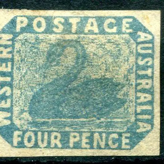1854 4d blue with close to large even margins. ...