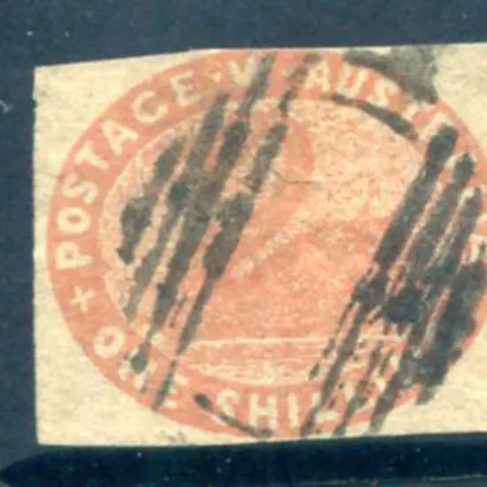 1854 1/- orange-brown (scarcer than the ...