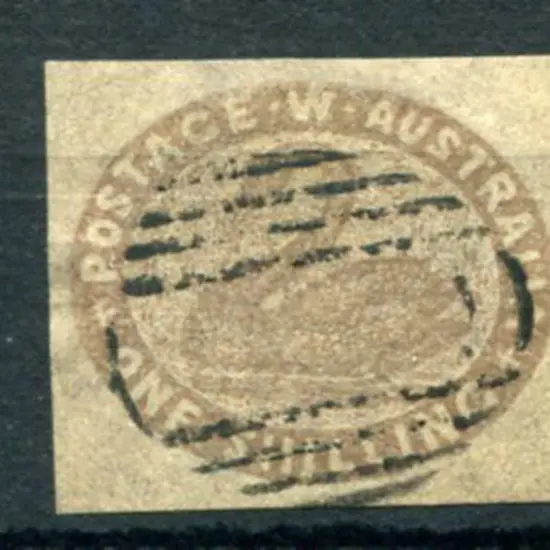 1854 1/- grey-brown with 4 large margins & fine ...