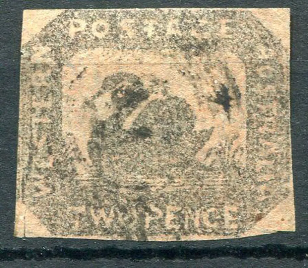 1858 2d brown black/red with even close to ... Image 1++