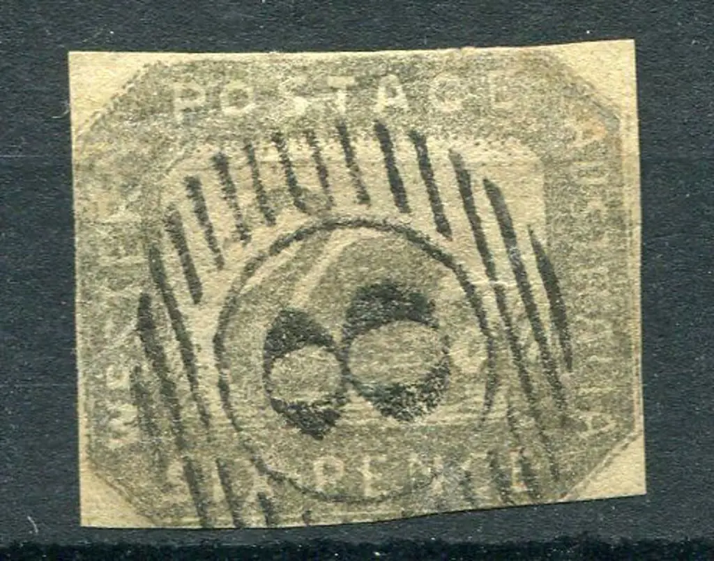 1857 6d golden bronze. Close to touching margins ... Image 1++