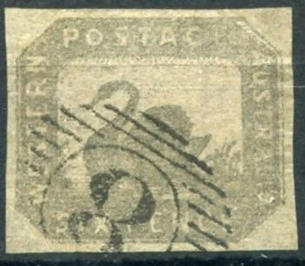 1857 6d black-bronze Hillman. Fine used with crisp ... Image 1++