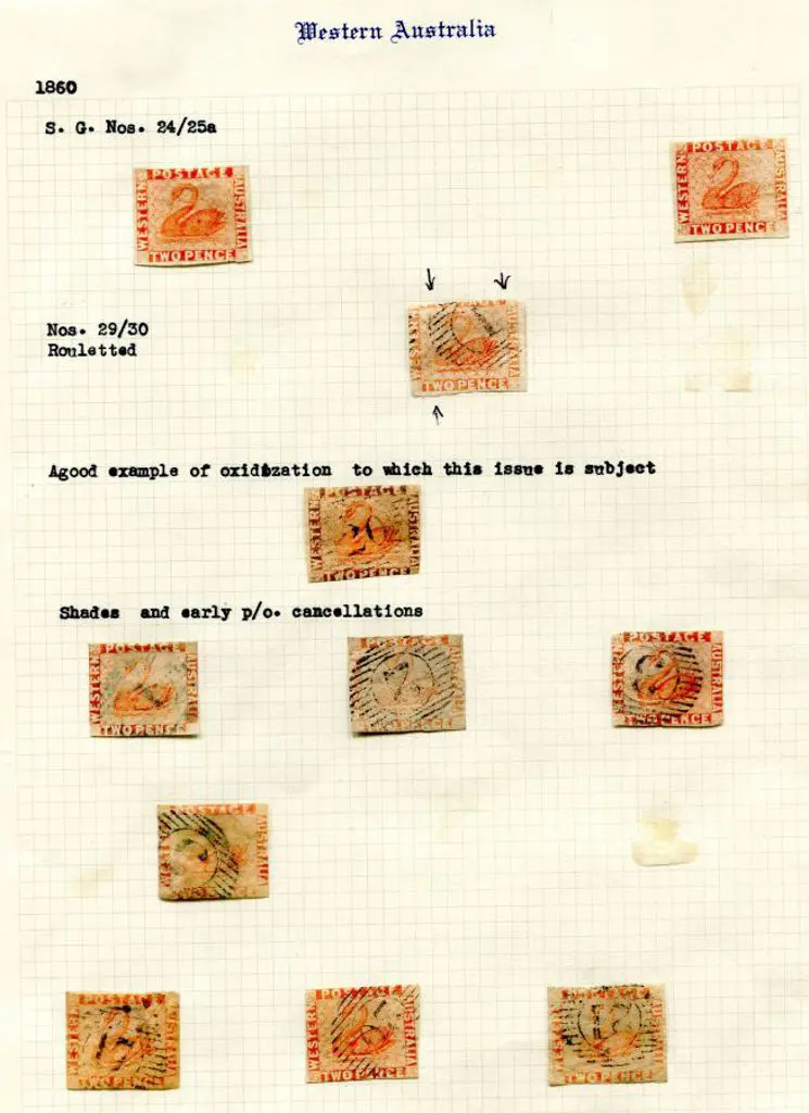 1860 2d orange imperfs with 2 x unused without gum ... Image 1++