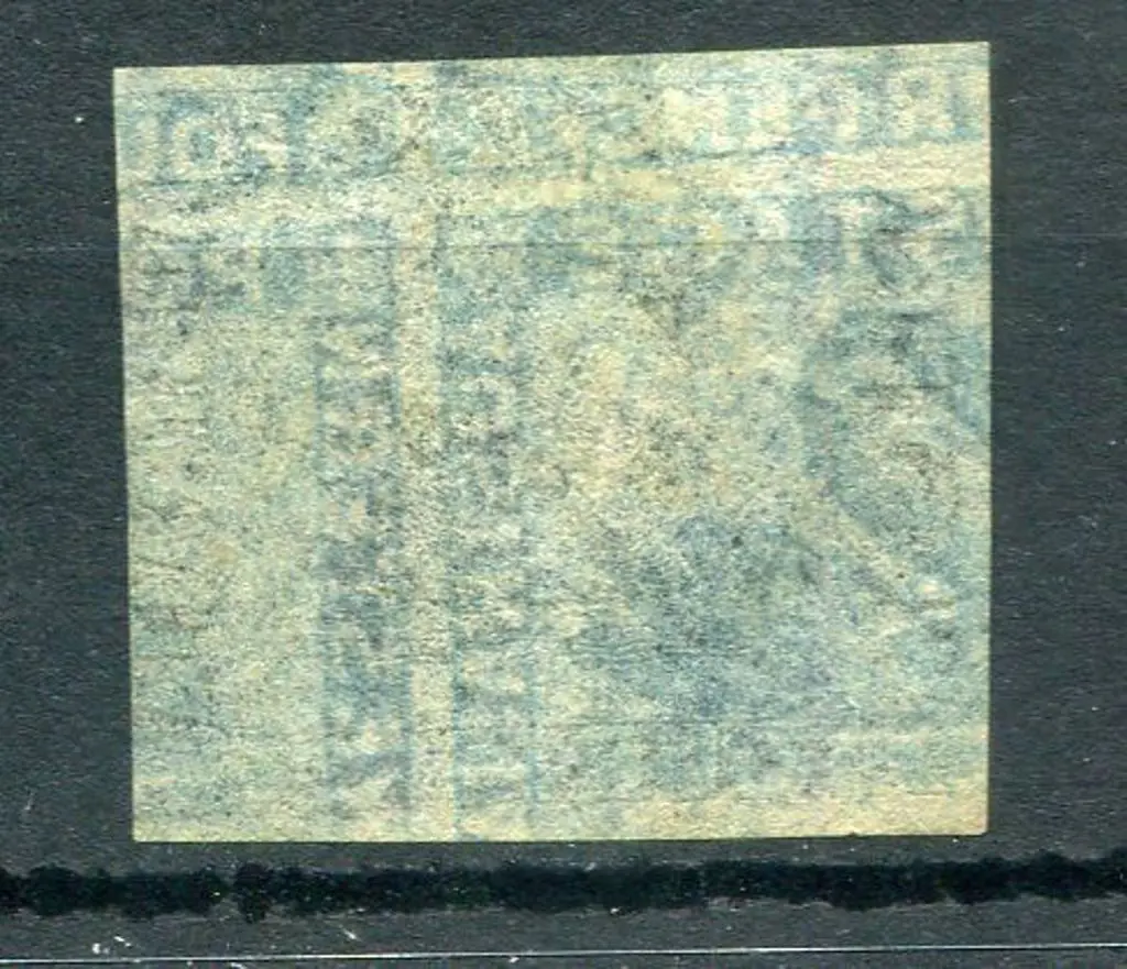 1864 4d blue with very clear off-set on reverse. ... Image 1++