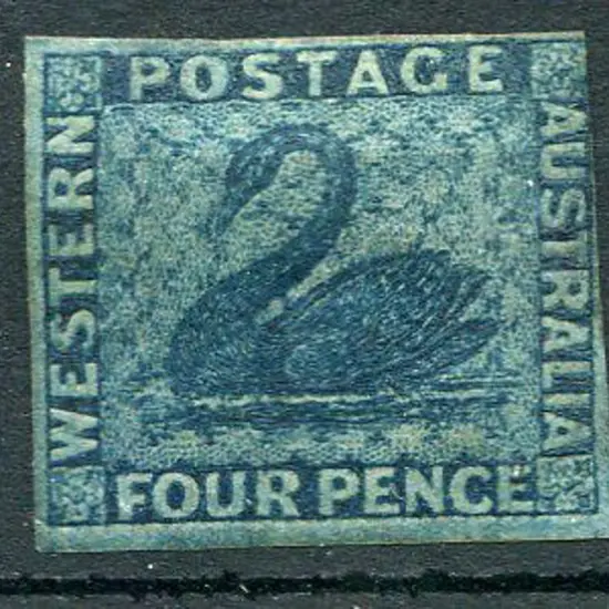 1860 4d deep blue with very good to just touching ...