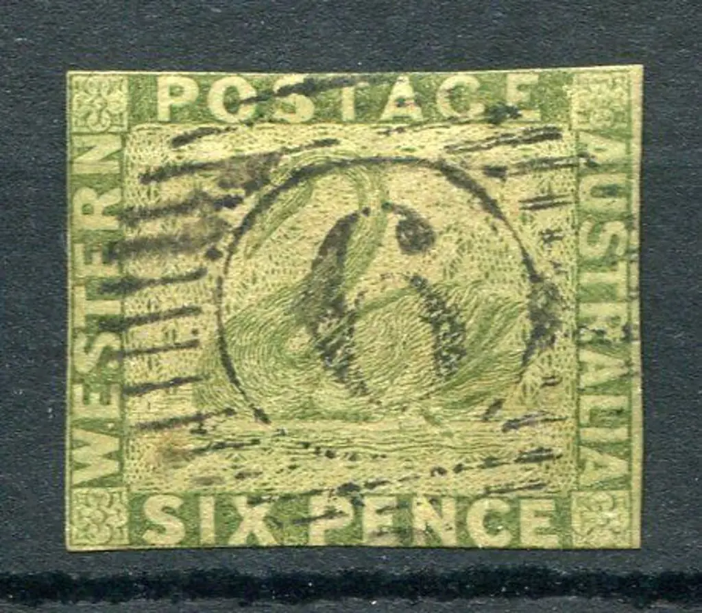 1860 deep sage-green with close to touching ... Image 1++