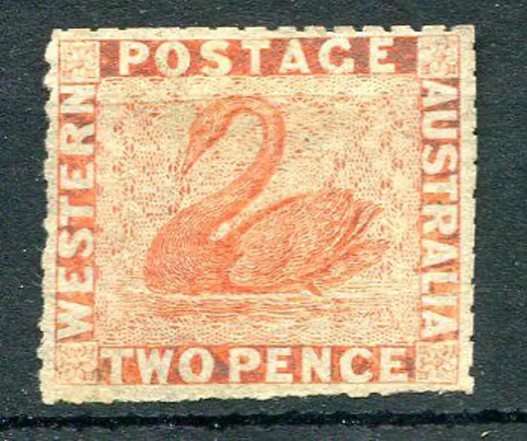 1860 2d orange-vermilion, rouletted 7½-14 clear ... Image 1++