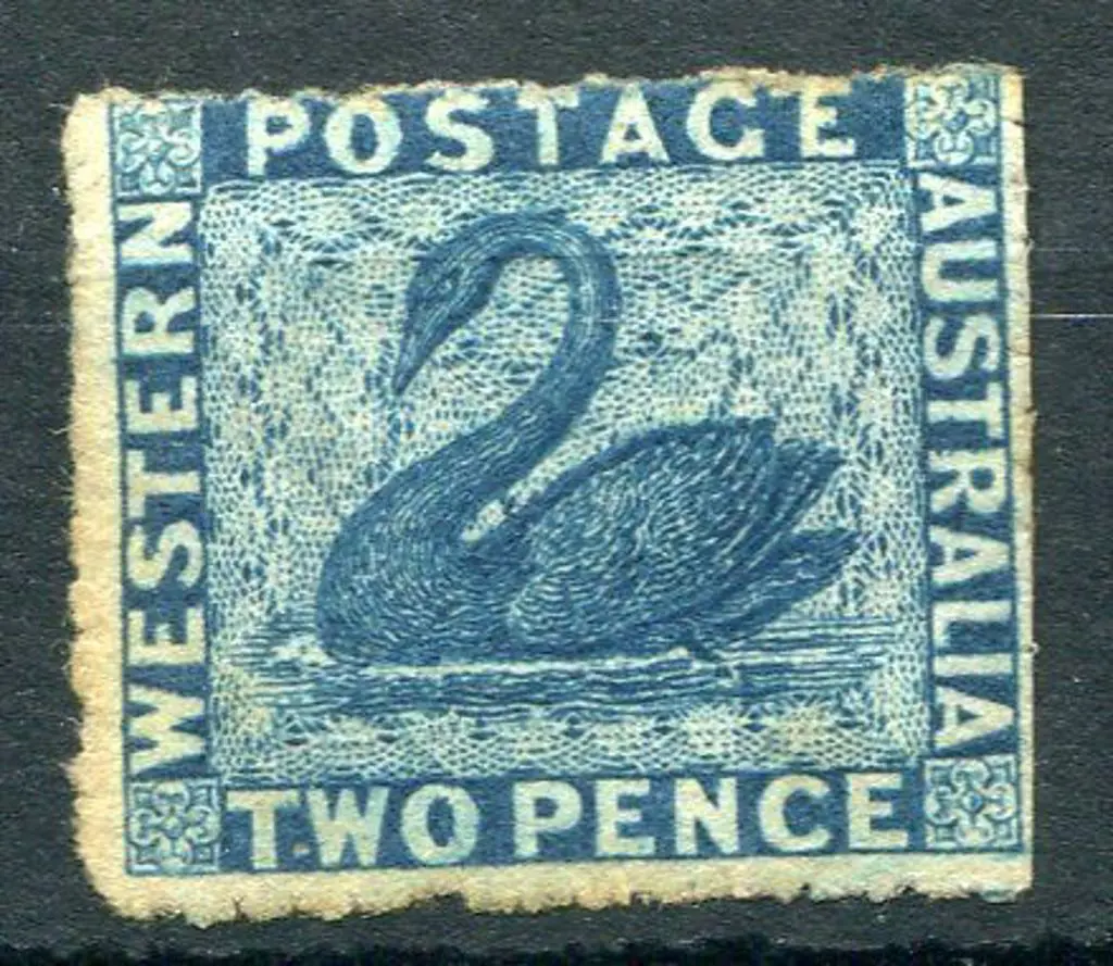 1861 2d blue with sideway wmk, Perf 14-16. Unused ... Image 1++