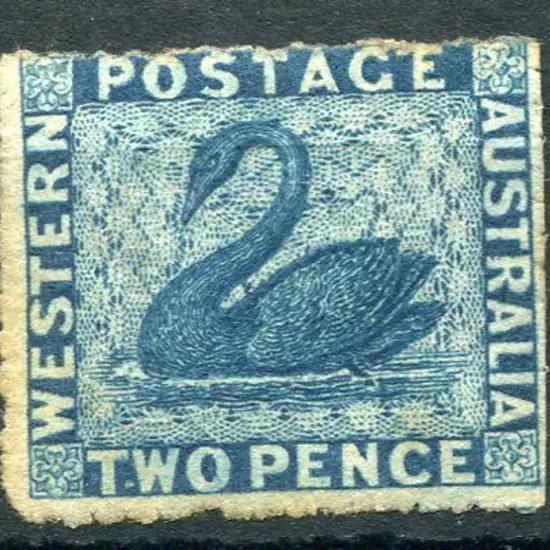 1861 2d blue with sideway wmk, Perf 14-16. Unused ...