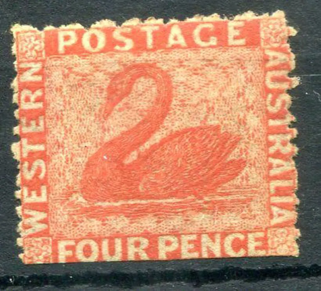 1861 4d vermilion. Fine unused without gum. ... Image 1++