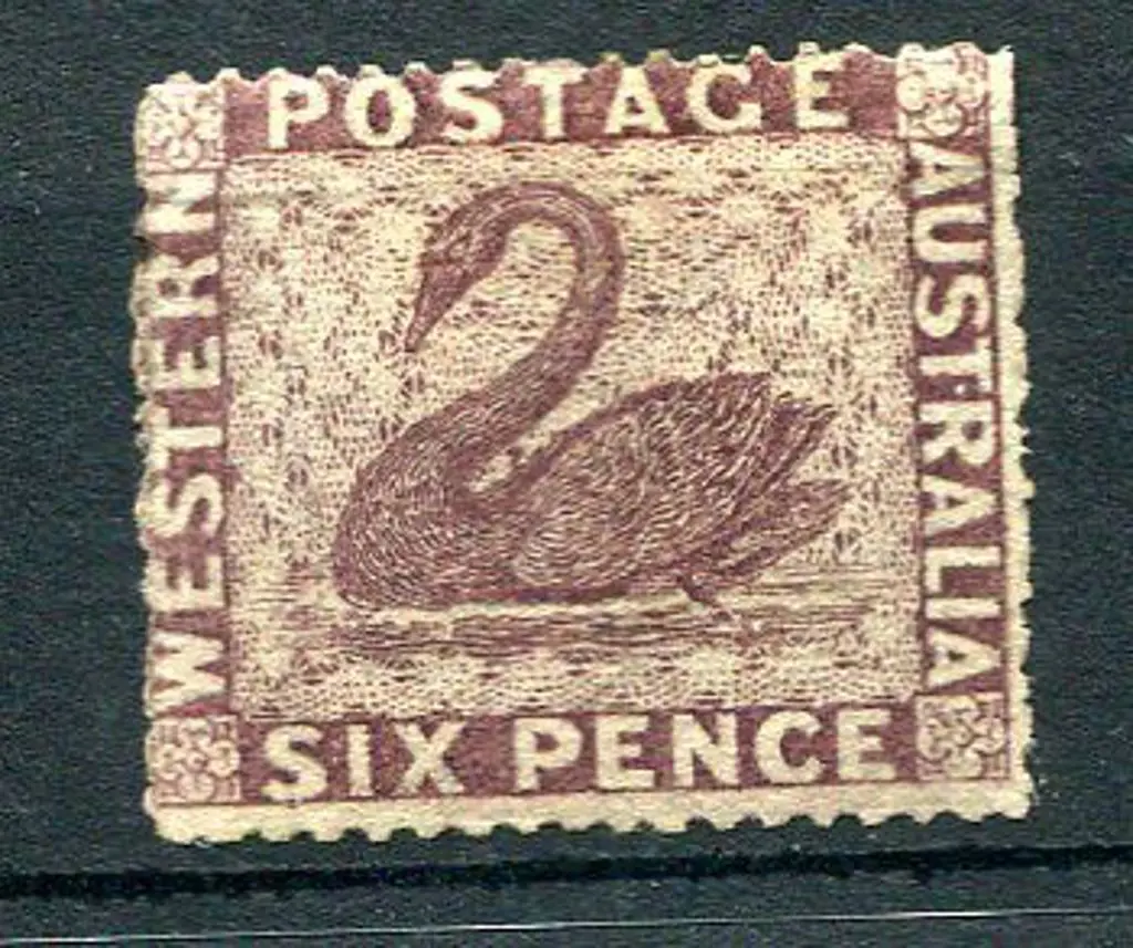 1861 6d purple-brown, intermediate perf. 14-16. ... Image 1++