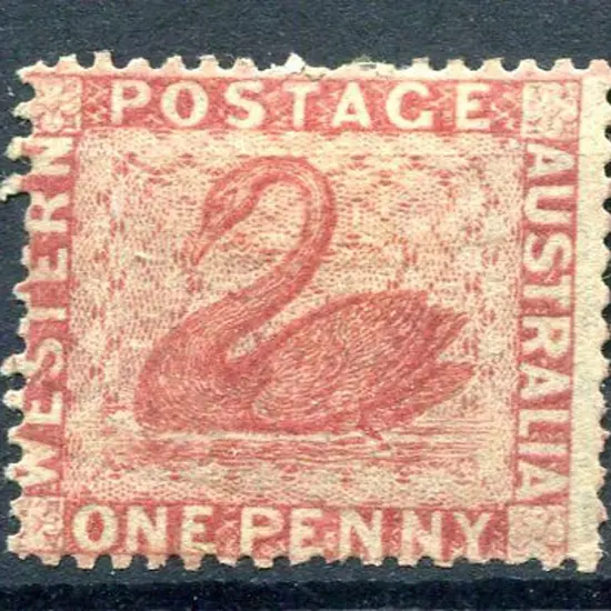 1861 1d rose. MH with o.g. Good colour & ...