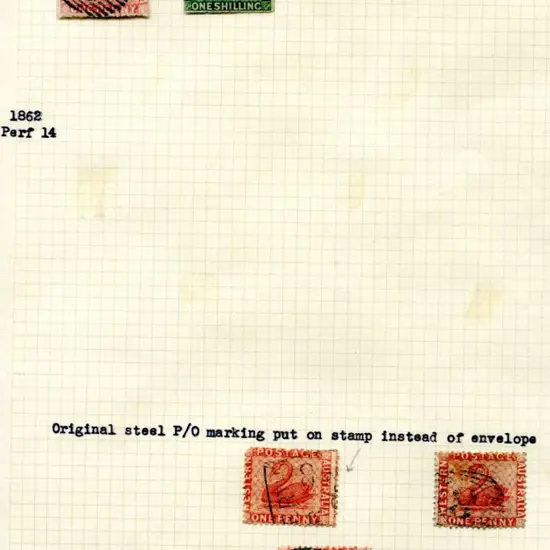 1861 1d rose-carmine, 1/- deep green & 3 x 1d rose ...
