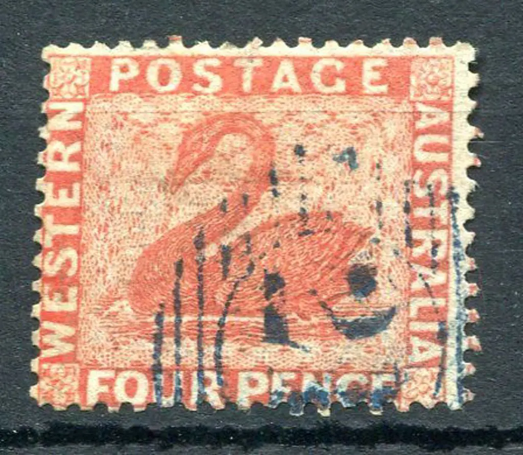 1861 4d vermilion, perf 14 (Somerset House). Fine ... Image 1++