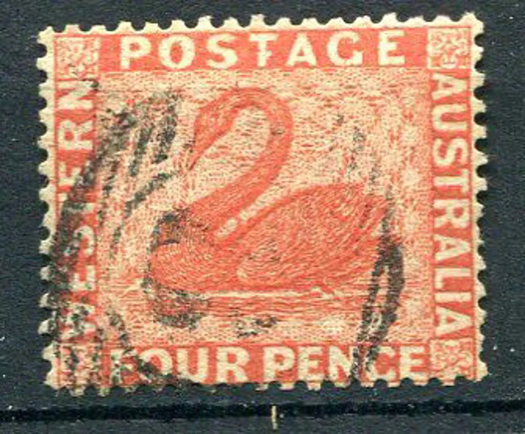 1861 4d vermilion used with light BN "3". Well ... Image 1++
