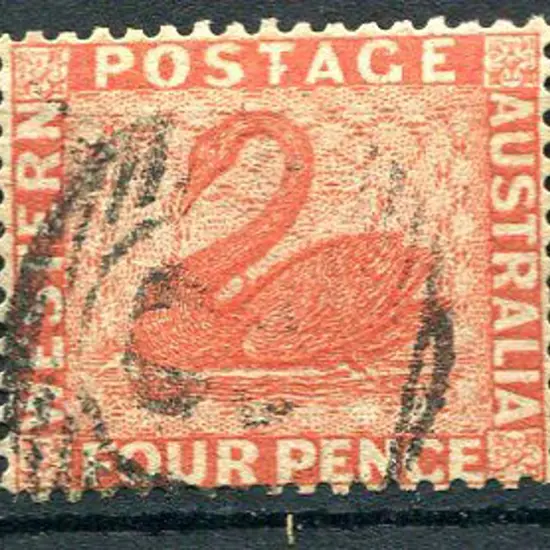 1861 4d vermilion used with light BN "3". Well ...