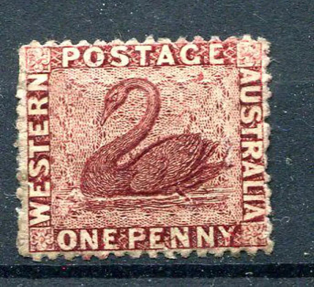 1863 1d rose-carmine, no wmk, perf. 13 with ... Image 1++