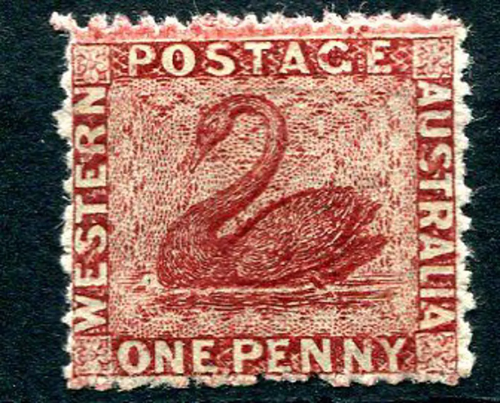 1863 1d carmine-rose, perf 13 with colour slurred ... Image 1++