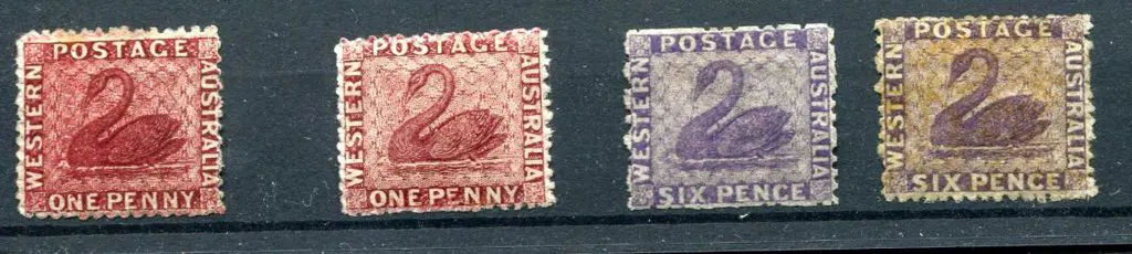 1863/64 1d carmine-rose MNG (SG 49), 1d lake MLH ... Image 1++