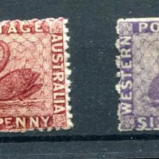 1863/64 1d carmine-rose MNG (SG 49), 1d lake MLH ...