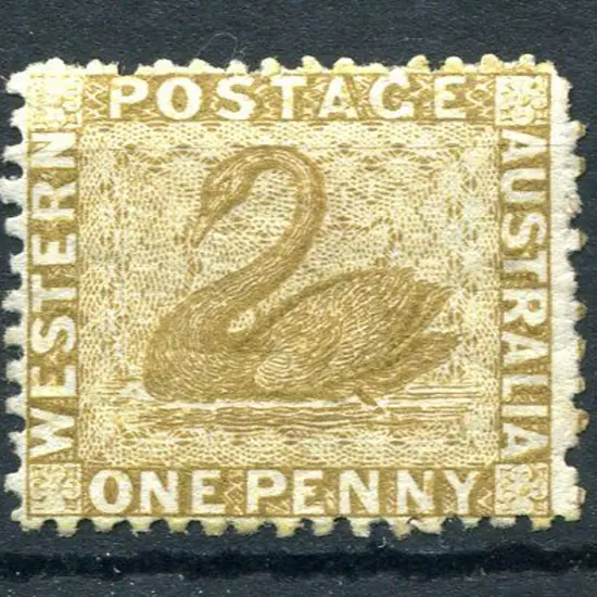 1865 1d bistre. MLH. SG 52, Cat. £90