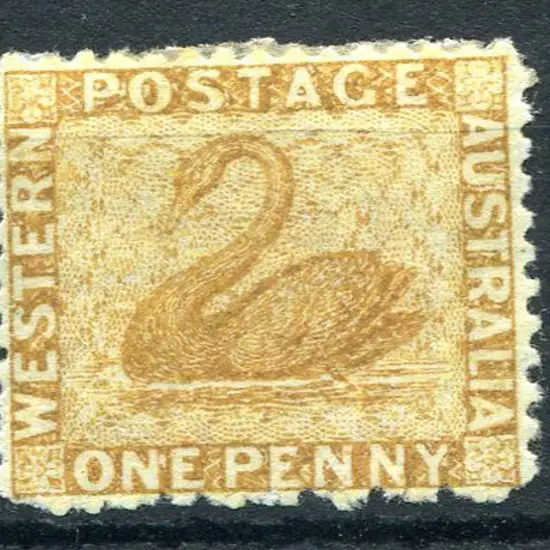 1874 1d yellow-ochre. Fine MLH. SG 53, Cat. £95