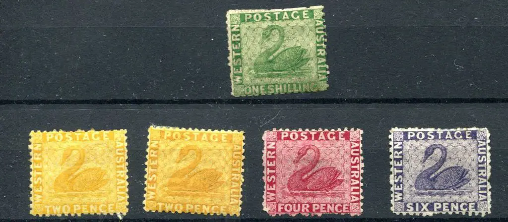 1864/79 2d chrome-yellow MH with gum, (SG 54 x 2), ... Image 1++