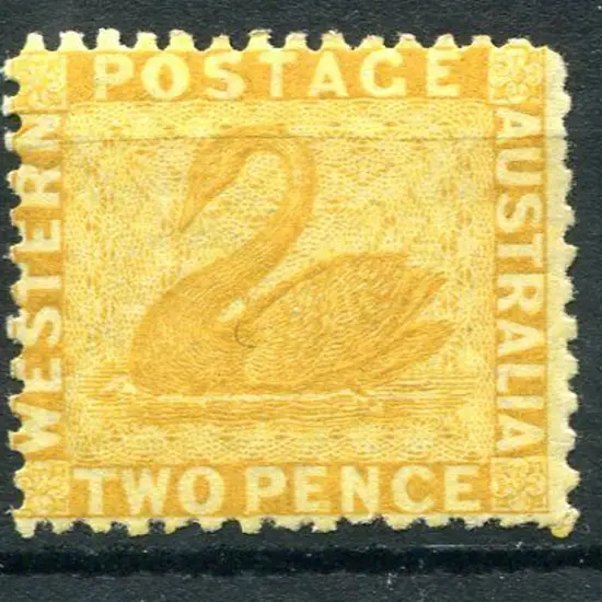 1864 2d yellow. Fresh MLH. SG 55, Cat. £110
