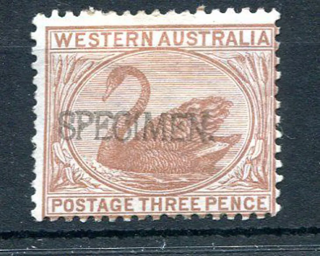 1871 3d pale brown, wmk Crown/CC, perf. 14 ovptd ... Image 1++