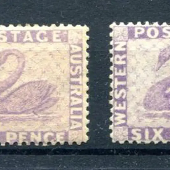 1882/95 1d yellow-ochre MH reinforced pair (SG ...